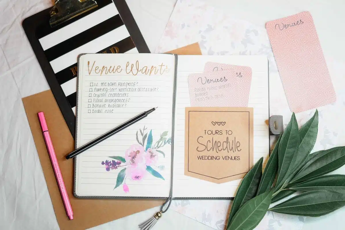 mariage  checklist