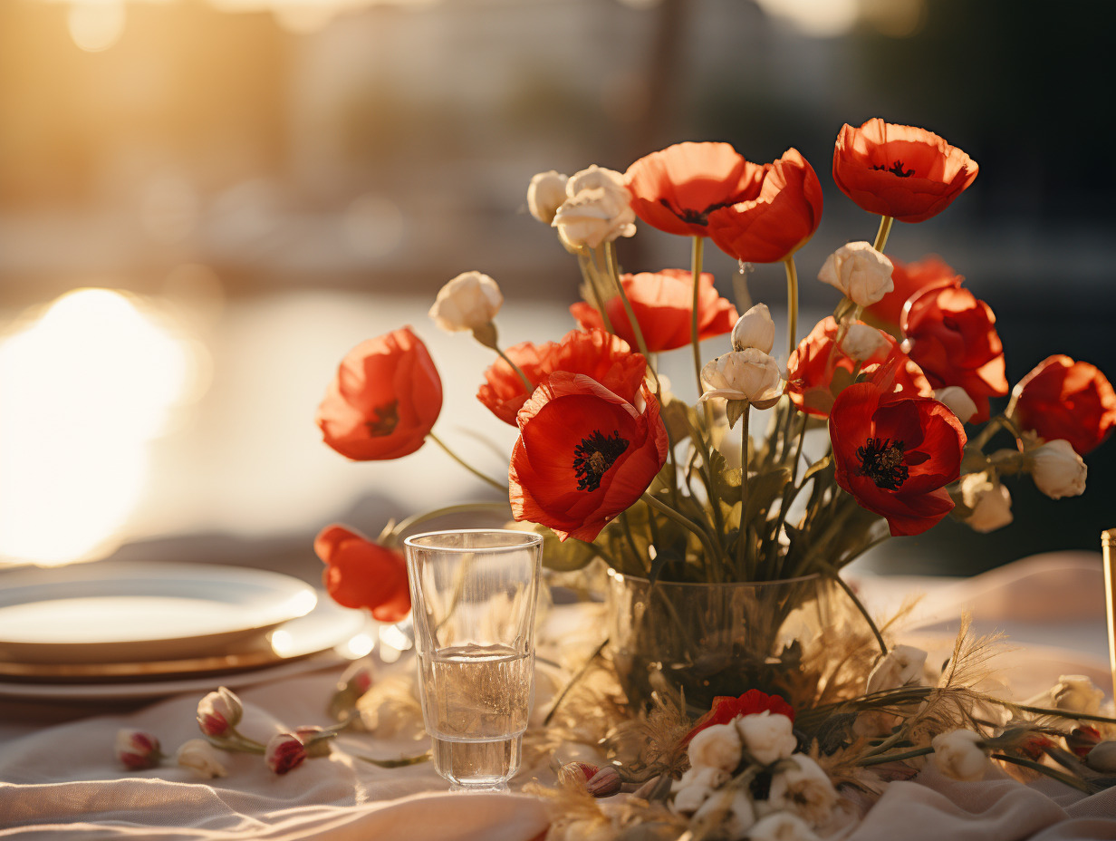 noces de coquelicot