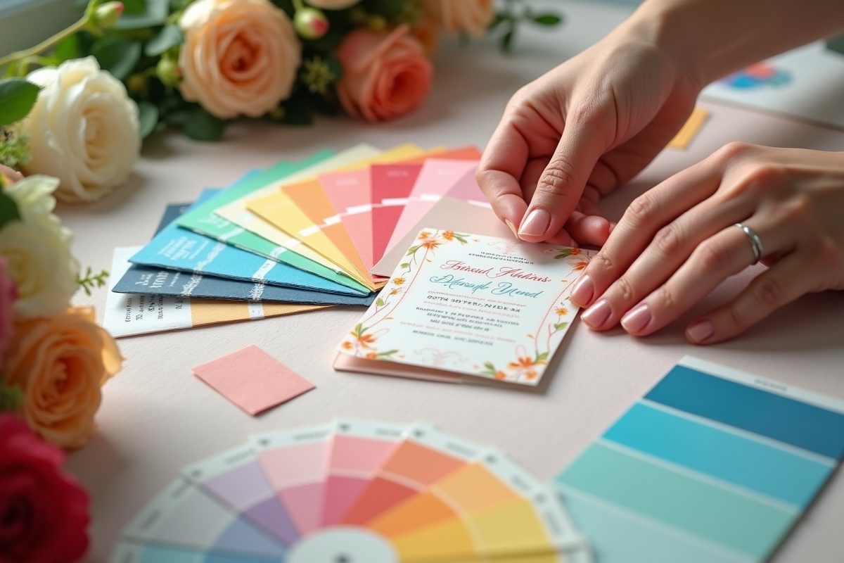 palette nuptiale