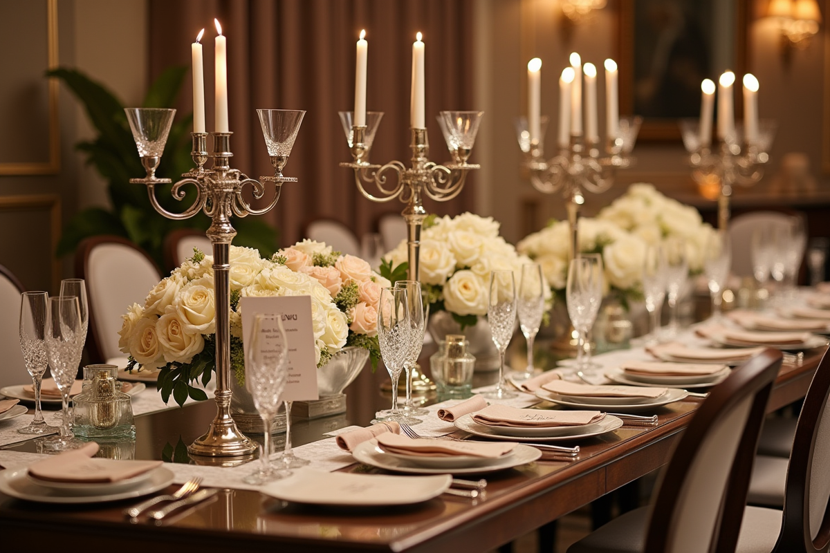 table élégante